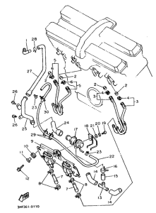 FZR600 Emission control device