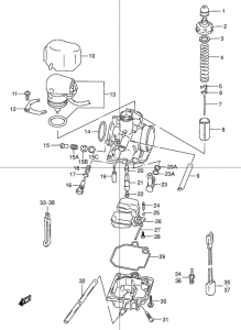 TR50 Carburetor assy