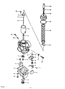 RM125 Carburetor assy