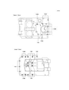 ER500 Болты крепления картера