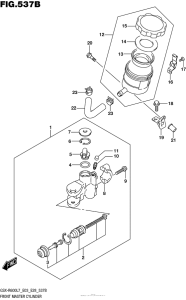 GSX-R600 Front Master Cylinder (Gsx-R600L7 E28)