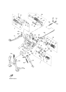 SR400SP ｽﾀﾝﾄﾞ. ﾌｰﾄﾚｽﾄ