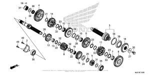 CBR650F Трансмиссия