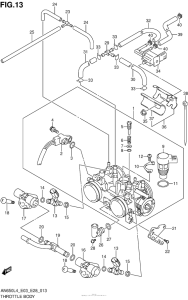 AN650Z Throttle Body (An650L4 E33)