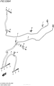 DL1000 (ABS) Передние тормозные трубки