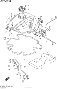 SFV650 Fuel Tank (Sfv650L5 E03)