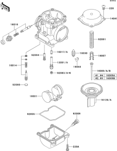 ZR750 Carburetor parts(1 / 2)