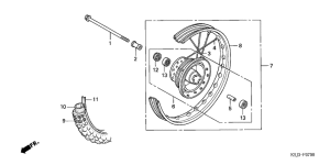 CRF80F Transom + tube