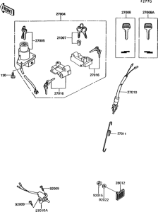 EX305 Замок зажигания