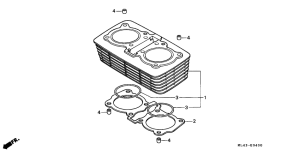 CB450S Цилиндр
