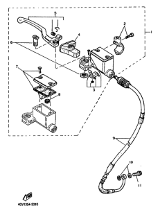 TT600S Главный тормозной цилиндр