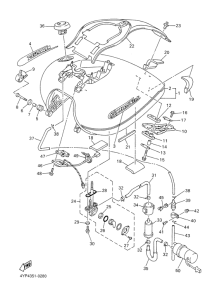 XVZ1300A Топливный бак