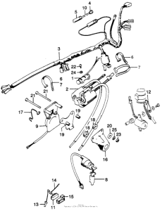CB350 Wire harness + ignition coil