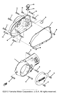 YZ80E Боковые крышки