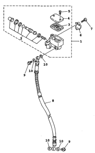 YW100E Главный тормозной цилиндр