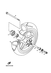 YW125 Transom + tube