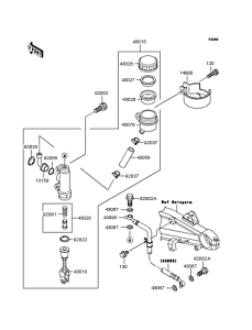 ZR1200 Задний торм цилиндр