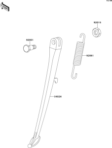 ZR550 Подножка