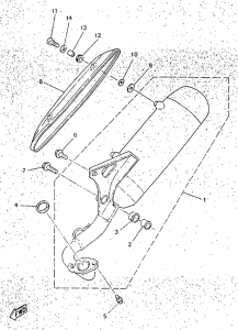 YN50R Выхлопная система