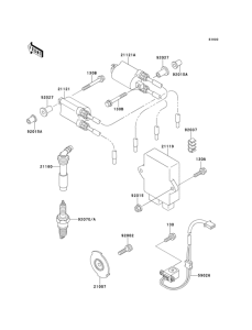 ZX500 Система зажигания