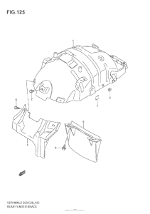 VZR1800 Rear Fender Brace