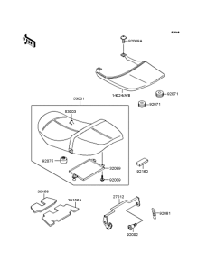 ZR400 Сиденье