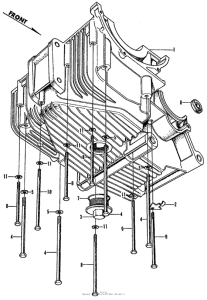 CL450 Lower crankcase