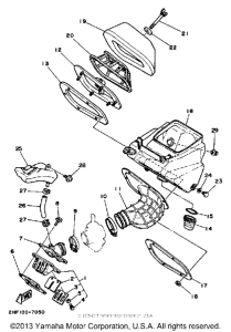 YZ80B Воздушный фильтр