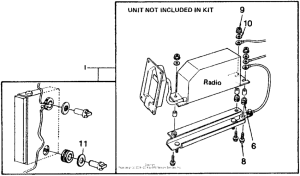 CB750 Rubber mount kit (type i) 81-82