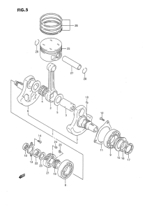 DR650 Вал коленчатый