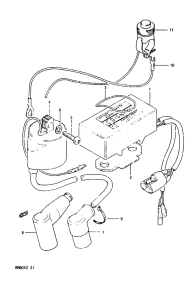 RM80 Cdi unit - ignition coil
