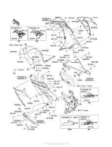 EX300 Обтекатель нижний