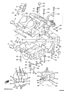 XVZ12TD Картер двигателя