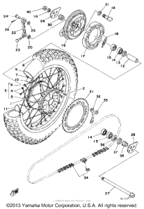 IT250F Переднее колесо