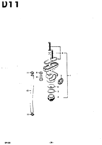 GP100 Топливный кран