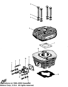  Головка блока цилиндров / цилиндр