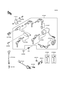 VN400 Замок зажигания
