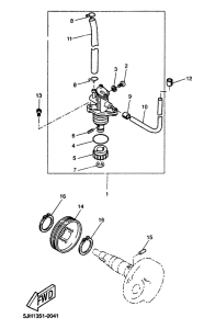 CW50 Масляный насос