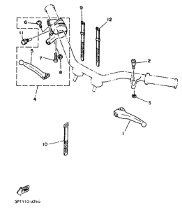 PW50 Handle switch. lever