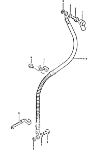 GSX400 Передние тормозные трубки