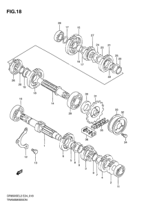 DR650 Трансмиссия