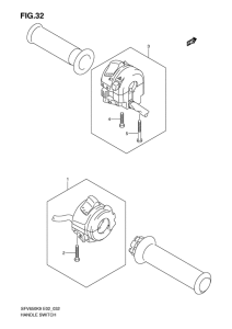 SFV650 (ABS) Рулевой переключатель