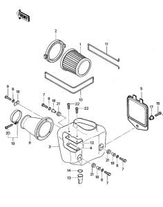 KDX400 Воздухоочиститель