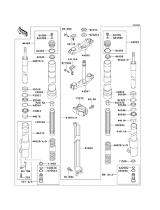  Front fork(1 / 2)(kx80-t2 / t3)