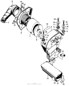 SL125 Air cleaner + tool box