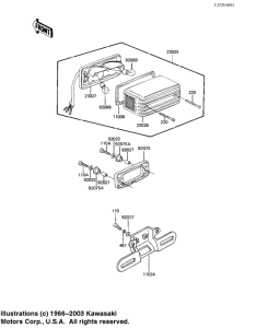 EX305 Taillight unit ass`y