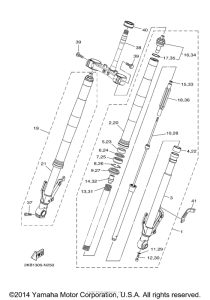 XTZ1200E Передняя вилка