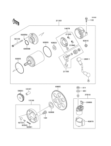 ZX600 Стартер