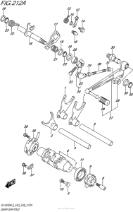DL1000 (ABS) Механизм  переключения передач