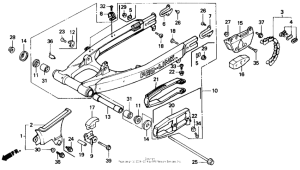 XR250R Swingarm 86-91